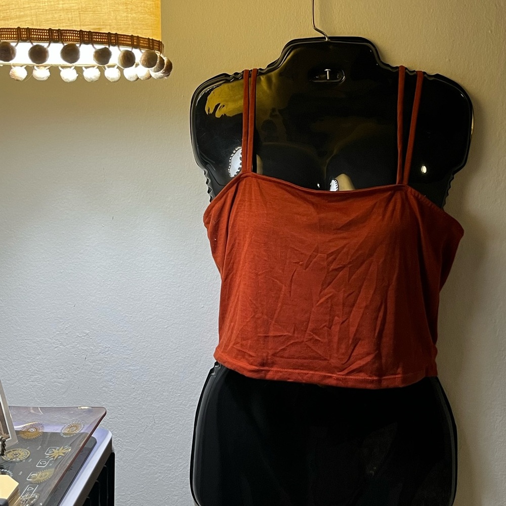 Double ruche ribbon crop top